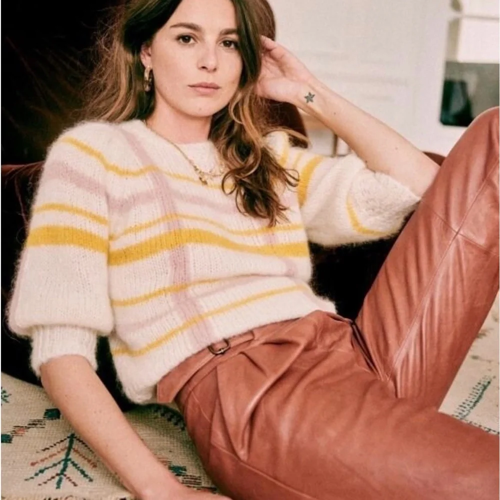 Sézane | Maddy Jumper Kid Mohair Alpaca | XS